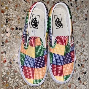 LGBTQ+ Vans - Size 9